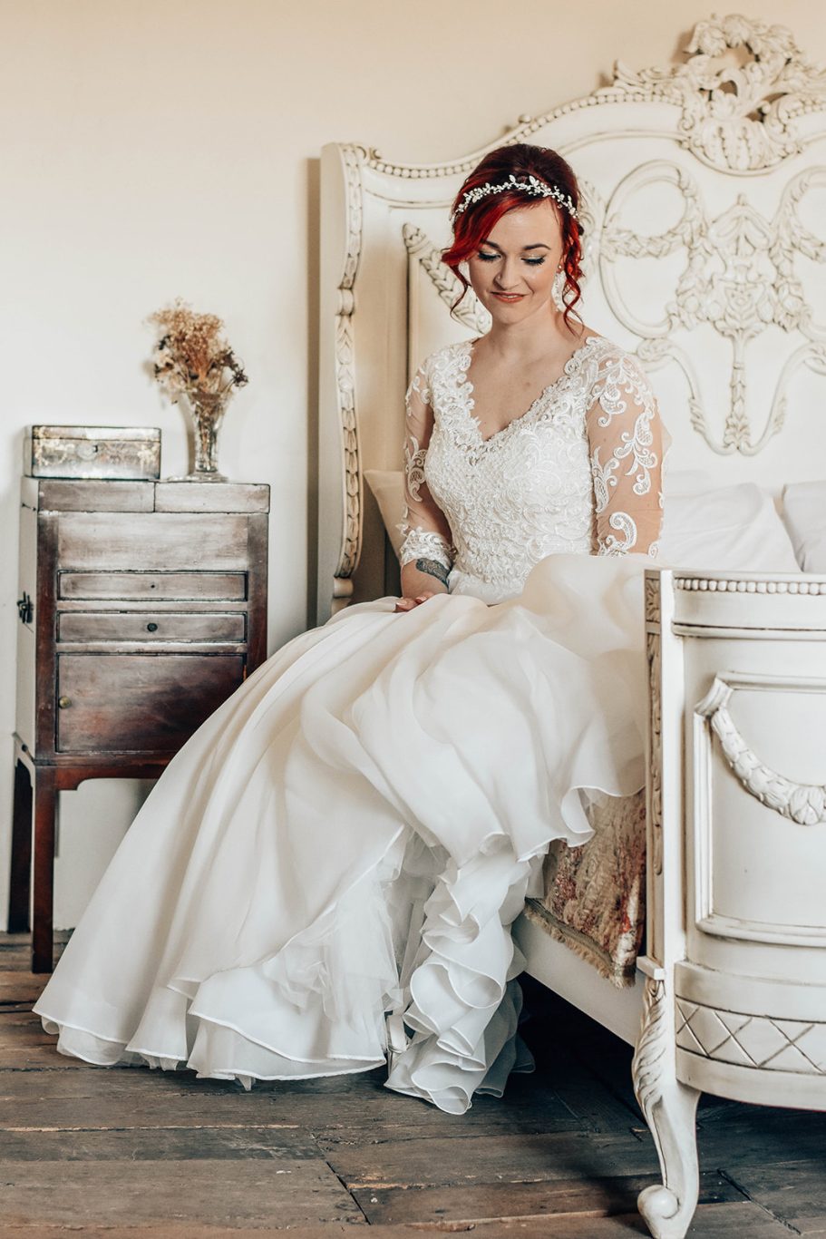 red head bride